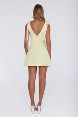 Warm Horizon Mini Dress Yellow