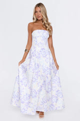 Simply Lovely Strapless Maxi Dress Lilac