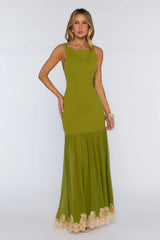 Next Level Energy Maxi Dress Olive