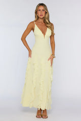 She’s Everything Maxi Dress Yellow