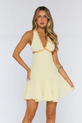 Style Room Mini Dress Yellow